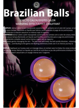 Boules de massage Brésiliennes effet chaleur - BZ5754